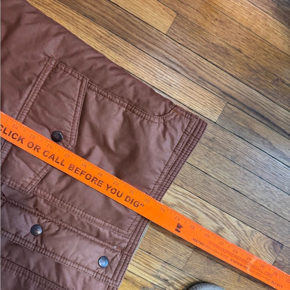 Vintage Natural High Brown Down Puffer Vest - Picture 8 of 8